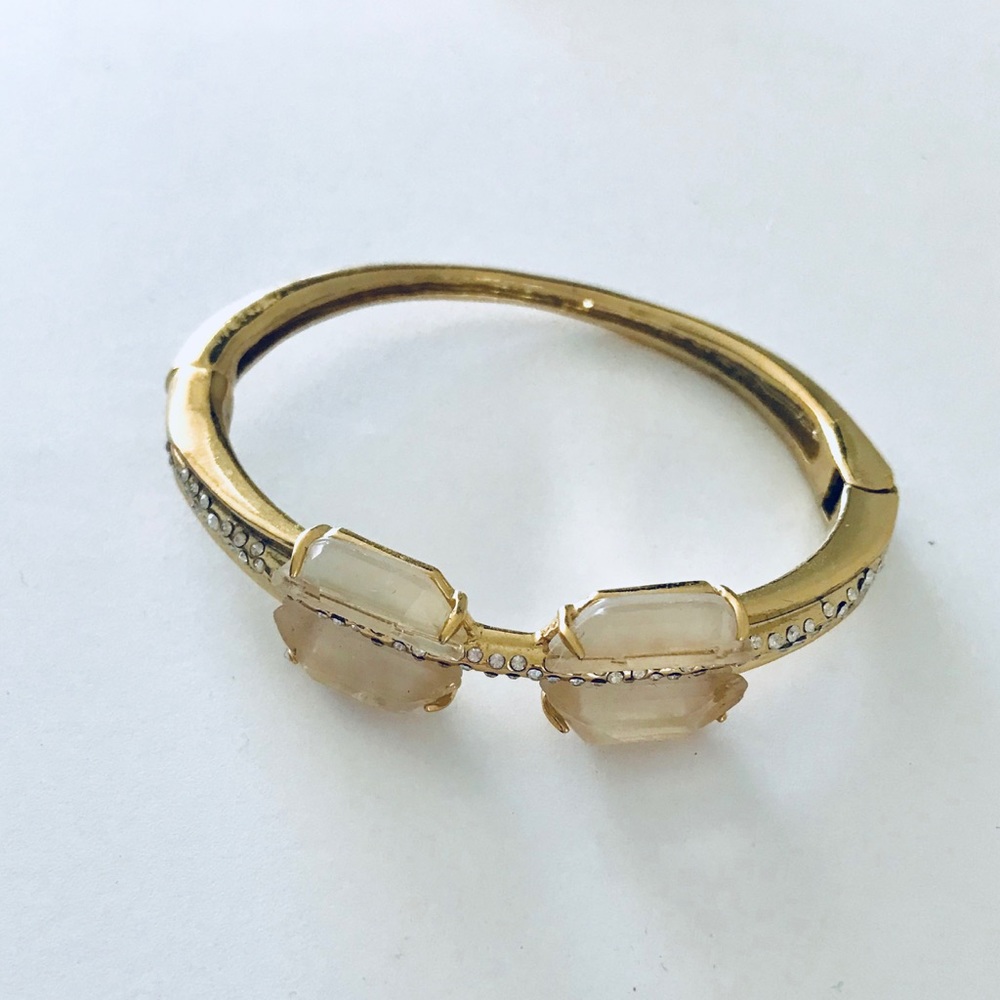 Alexis Bittar Hinge Bracelet w Swarovski Crystals